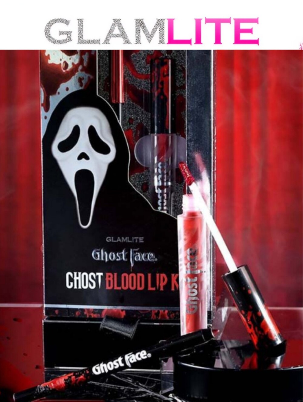 Glamlite Ghost Face Ghost Blood Lip Kit